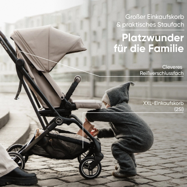 my junior® PICO³⁶⁰ – Buggy mit 360° drehbarer Sitzeinheit | Babyladen Erlangen